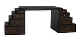 Noir Ambidextrous Desk GDES196HB