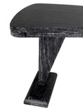 Noir Zigmund Desk GDES201CB