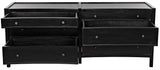 Noir Hampton 6 Drawer Dreser GDRE241HB-2