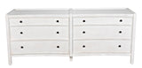 Noir Hampton 6 Drawer Dresser GDRE241WH-2