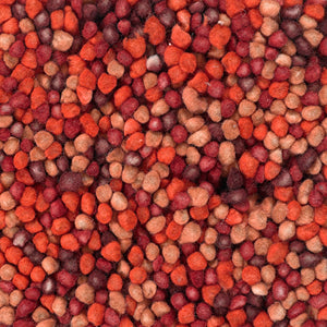 Chandra Rugs Gems 100% Wool Hand-Woven Contemporary Shag Rug Red/Maroon/Orange 9' x 13'