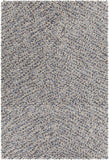 Chandra Rugs Gems 100% Wool Hand-Woven Contemporary Shag Rug Grey Multi 9' x 13'