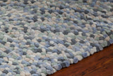 Chandra Rugs Gems 100% Wool Hand-Woven Contemporary Shag Rug Grey Multi 9' x 13'