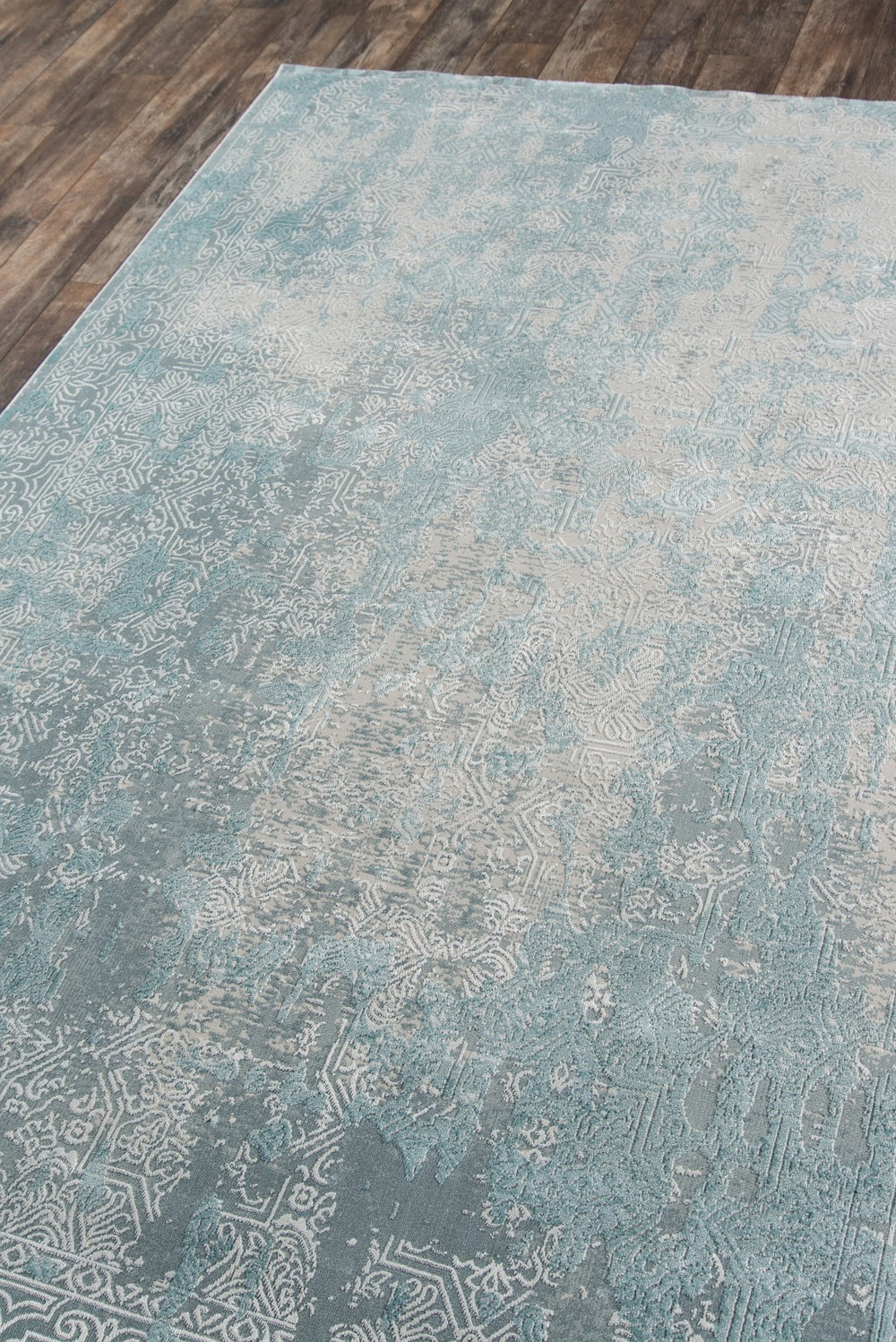 Momeni Genevieve GNV-2 Machine Made Traditional Distressed Design Indoor Area Rug Light Blue 8'11" x 12'6" GENEVGNV-2LBL8BC6