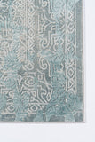 Momeni Genevieve GNV-2 Machine Made Traditional Distressed Design Indoor Area Rug Light Blue 8'11" x 12'6" GENEVGNV-2LBL8BC6