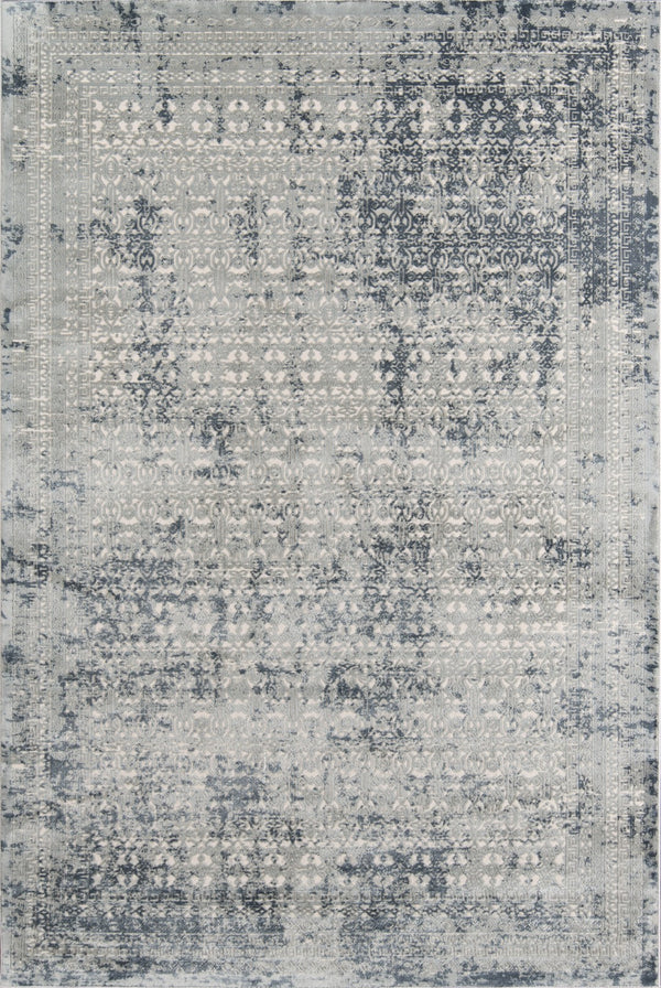 Momeni Genevieve GNV-3 Machine Made Traditional Distressed Design Indoor Area Rug Sage 8'11" x 12'6" GENEVGNV-3SAG8BC6