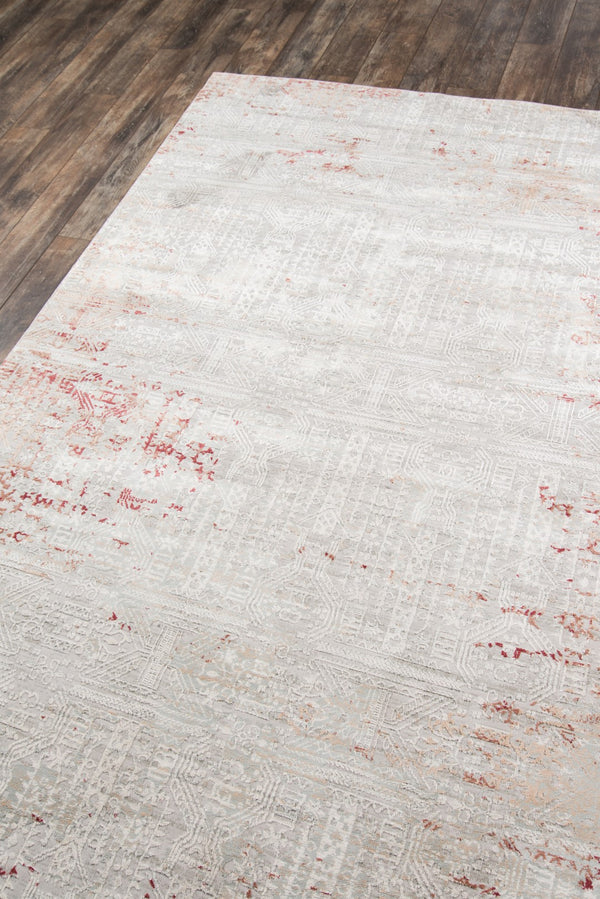 Momeni Genevieve GNV-5 Machine Made Traditional Distressed Design Indoor Area Rug Red 8'11" x 12'6" GENEVGNV-5RED8BC6