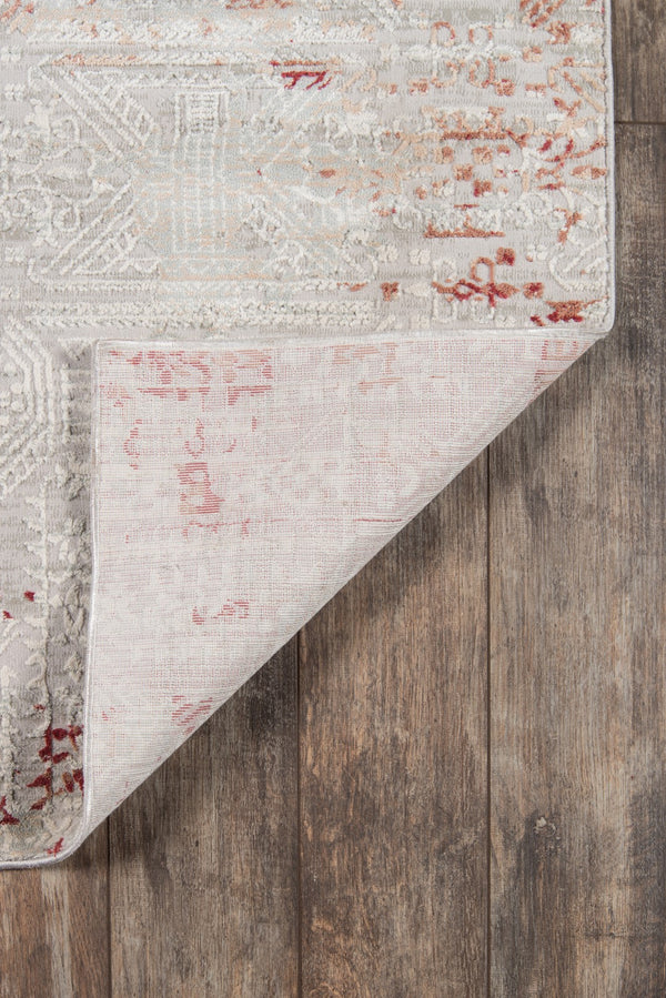 Momeni Genevieve GNV-5 Machine Made Traditional Distressed Design Indoor Area Rug Red 8'11" x 12'6" GENEVGNV-5RED8BC6