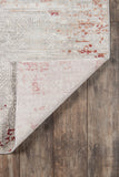 Momeni Genevieve GNV-5 Machine Made Traditional Distressed Design Indoor Area Rug Red 8'11" x 12'6" GENEVGNV-5RED8BC6