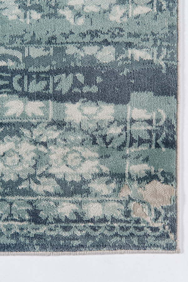 Momeni Genevieve GNV-6 Machine Made Traditional Distressed Design Indoor Area Rug Blue 8'11" x 12'6" GENEVGNV-6BLU8BC6