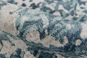 Momeni Genevieve GNV-6 Machine Made Traditional Distressed Design Indoor Area Rug Blue 8'11" x 12'6" GENEVGNV-6BLU8BC6