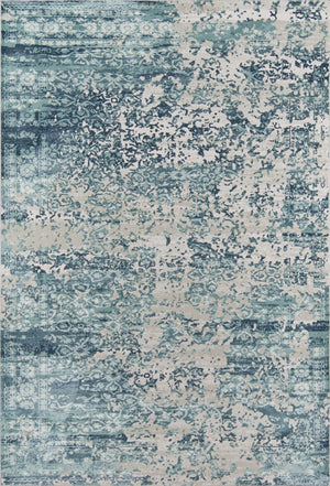 Momeni Genevieve GNV-6 Machine Made Traditional Distressed Design Indoor Area Rug Blue 8'11" x 12'6" GENEVGNV-6BLU8BC6