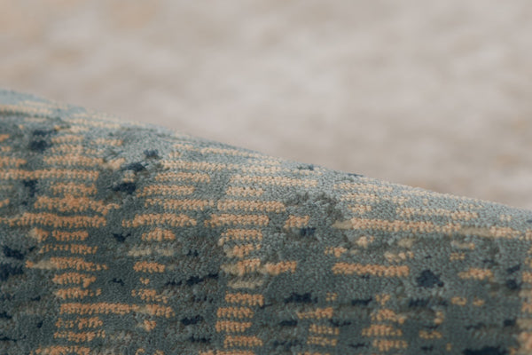 Momeni Genevieve GNV-8 Machine Made Contemporary Ombre Indoor Area Rug Blue 8'11" x 12'6" GENEVGNV-8BLU8BC6