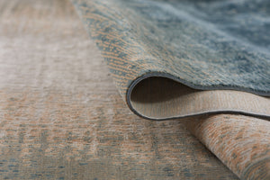 Momeni Genevieve GNV-8 Machine Made Contemporary Ombre Indoor Area Rug Blue 8'11" x 12'6" GENEVGNV-8BLU8BC6