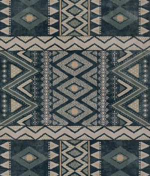 Momeni Genevieve GNV-9 Machine Made Contemporary Southwestern Indoor Area Rug Blue 8'11" x 12'6" GENEVGNV-9BLU8BC6