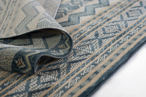 Momeni Genevieve GNV-9 Machine Made Contemporary Southwestern Indoor Area Rug Blue 8'11" x 12'6" GENEVGNV-9BLU8BC6