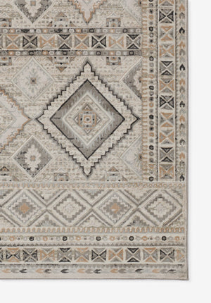 Momeni Genevieve GNV10 Machine Made Traditional Geometric Indoor Area Rug Ivory 8'11" x 12'6" GENEVGNV10IVY8BC6