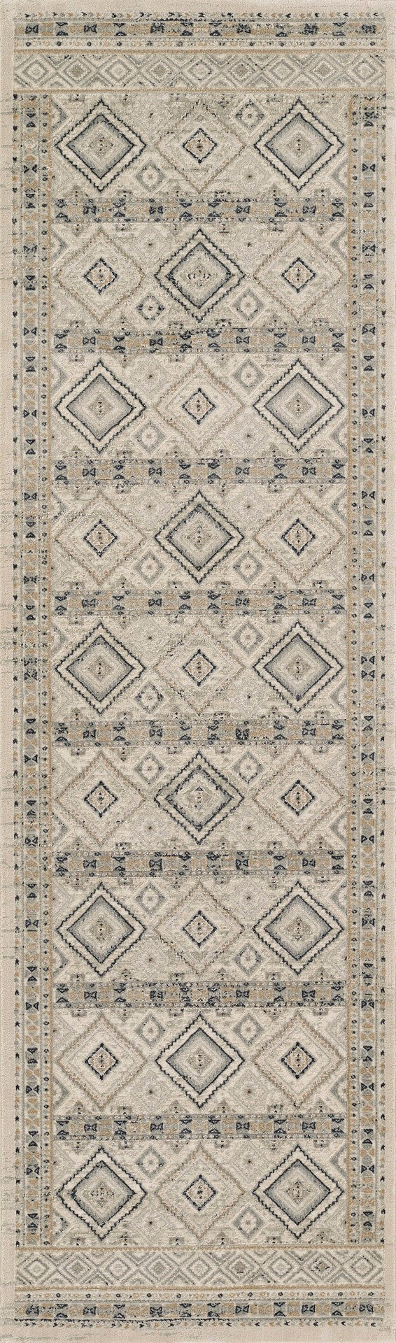 Momeni Genevieve GNV10 Machine Made Traditional Geometric Indoor Area Rug Ivory 8'11" x 12'6" GENEVGNV10IVY8BC6
