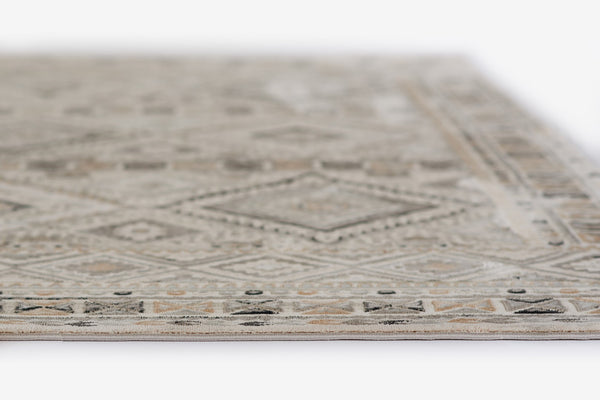 Momeni Genevieve GNV10 Machine Made Traditional Geometric Indoor Area Rug Ivory 8'11" x 12'6" GENEVGNV10IVY8BC6