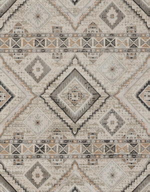 Momeni Genevieve GNV10 Machine Made Traditional Geometric Indoor Area Rug Ivory 8'11" x 12'6" GENEVGNV10IVY8BC6