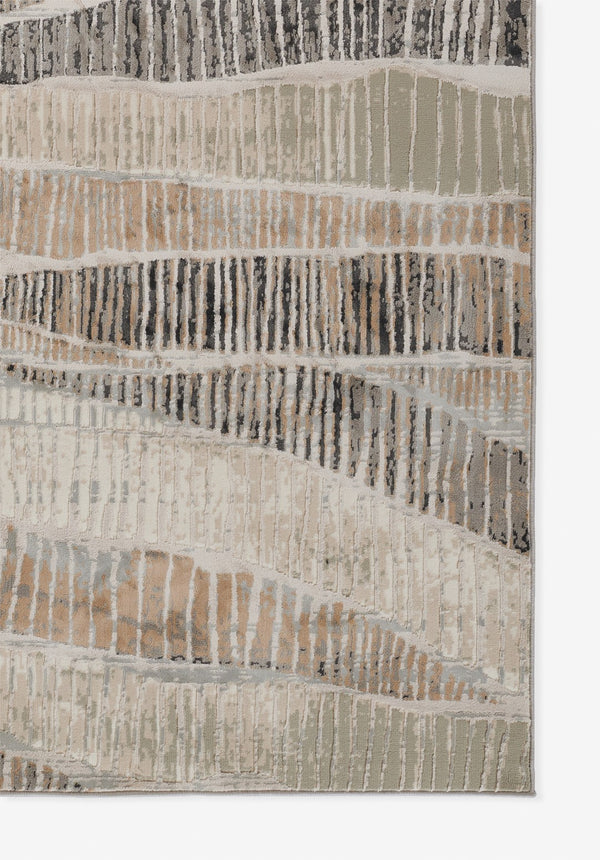 Momeni Genevieve GNV11 Machine Made Contemporary Abstract Indoor Area Rug Grey 8'11" x 12'6" GENEVGNV11GRY8BC6