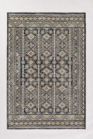 Momeni Genevieve GNV12 Machine Made Southwestern Geometric Indoor Area Rug Charcoal 8'11" x 12'6" GENEVGNV12CHR8BC6