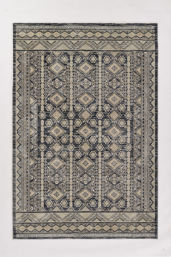Momeni Genevieve GNV12 Machine Made Southwestern Geometric Indoor Area Rug Charcoal 8'11" x 12'6" GENEVGNV12CHR8BC6