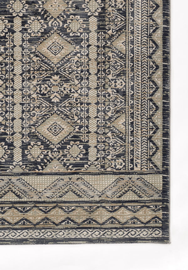Momeni Genevieve GNV12 Machine Made Southwestern Geometric Indoor Area Rug Charcoal 8'11" x 12'6" GENEVGNV12CHR8BC6