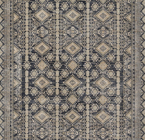 Momeni Genevieve GNV12 Machine Made Southwestern Geometric Indoor Area Rug Charcoal 8'11" x 12'6" GENEVGNV12CHR8BC6