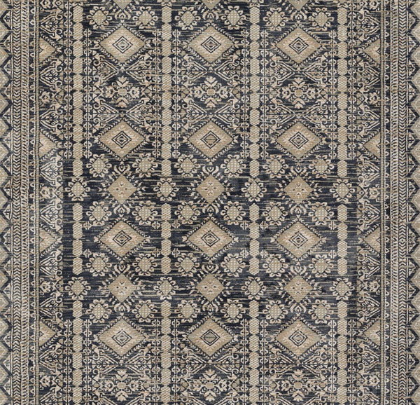 Momeni Genevieve GNV12 Machine Made Southwestern Geometric Indoor Area Rug Charcoal 8'11" x 12'6" GENEVGNV12CHR8BC6