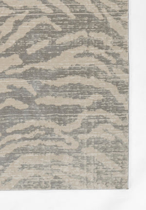 Momeni Genevieve GNV14 Machine Made Contemporary Animal Print Indoor Area Rug Grey 8'11" x 12'6" GENEVGNV14GRY8BC6