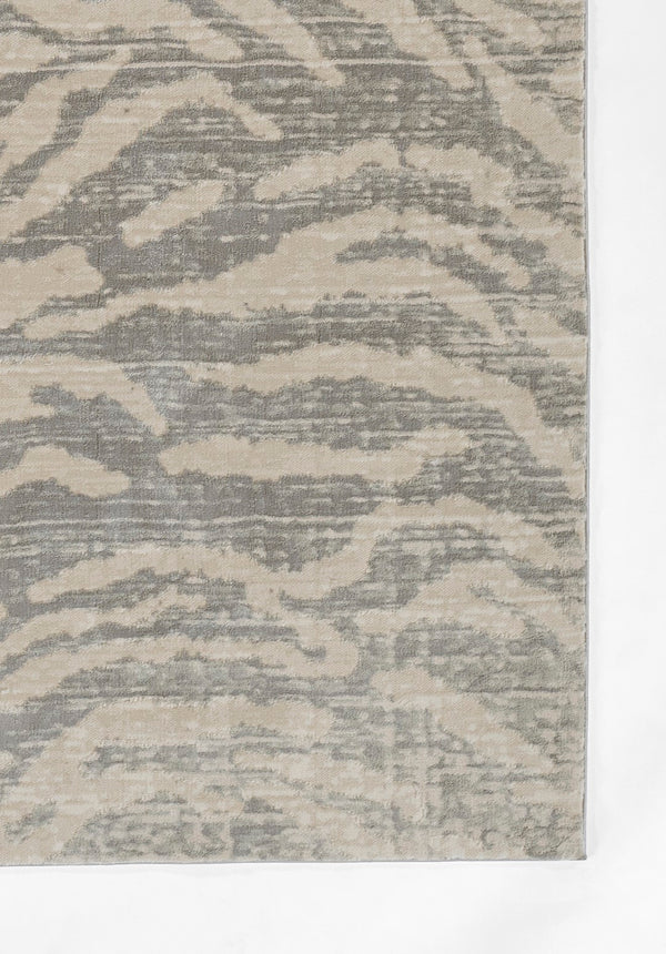 Momeni Genevieve GNV14 Machine Made Contemporary Animal Print Indoor Area Rug Grey 8'11" x 12'6" GENEVGNV14GRY8BC6