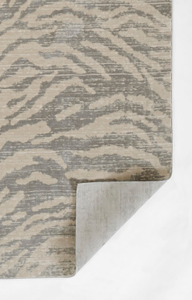 Momeni Genevieve GNV14 Machine Made Contemporary Animal Print Indoor Area Rug Grey 8'11" x 12'6" GENEVGNV14GRY8BC6
