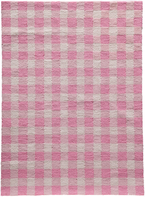 Momeni Geo GEO31 Hand Hooked Contemporary Geometric Indoor Area Rug Pink 7'6" x 9'6" GEO00GEO31PNK7696