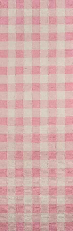 Momeni Geo GEO31 Hand Hooked Contemporary Geometric Indoor Area Rug Pink 7'6" x 9'6" GEO00GEO31PNK7696