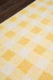 Momeni Geo GEO31 Hand Hooked Contemporary Geometric Indoor Area Rug Yellow 7'6" x 9'6" GEO00GEO31YEL7696