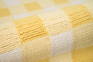 Momeni Geo GEO31 Hand Hooked Contemporary Geometric Indoor Area Rug Yellow 7'6" x 9'6" GEO00GEO31YEL7696