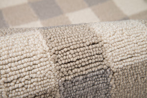 Momeni Geo India GEI31 Hand Made Contemporary Geometric Indoor Area Rug Grey 7'6" x 9'6" GEOINGEI31GRY7696