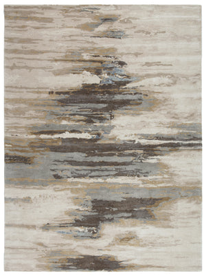 Jaipur Living Genesis Collection GES07 Ryenn 60% Wool 40% Viscose Handmade Contemporary Abstract Rug RUG152333