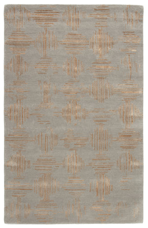 Jaipur Living Banister Handmade Geometric Gray/ Gold Area Rug (9'X13')