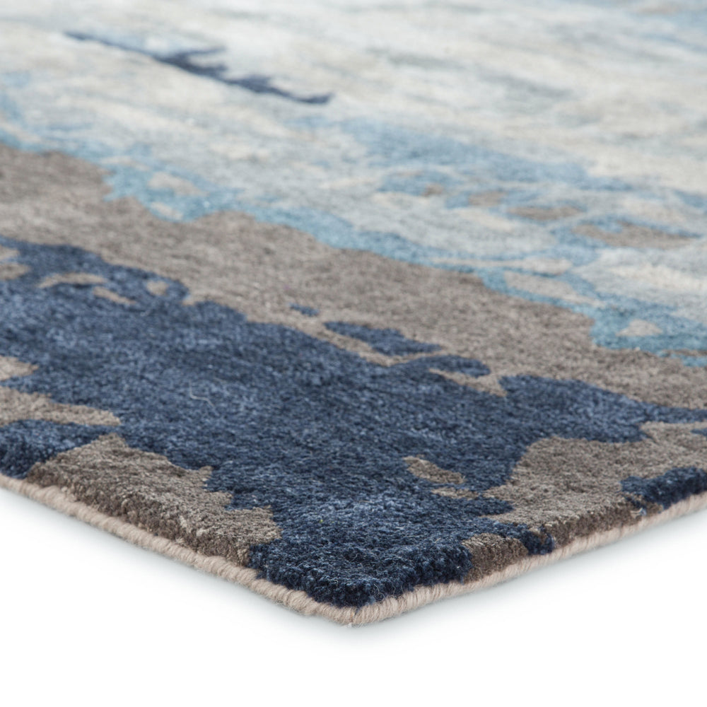 Jaipur Living Benna Handmade Abstract Blue/ Gray Area Rug (2'X3')