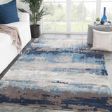 Jaipur Living Benna Handmade Abstract Blue/ Gray Area Rug (10'X14')