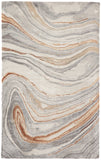 Jaipur Living Atha Handmade Abstract Copper/ Gray Area Rug (12'X15')
