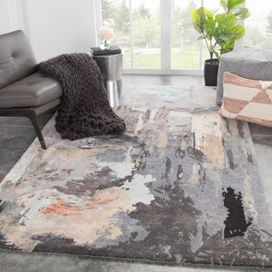 Jaipur Living Luella Handmade Abstract Gray/ Blush Area Rug (6'X9')