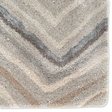 Jaipur Living Sadie Handmade Chevron Orange/ Gray Area Rug (2'X3')