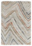 Jaipur Living Sadie Handmade Chevron Orange/ Gray Area Rug (2'X3')