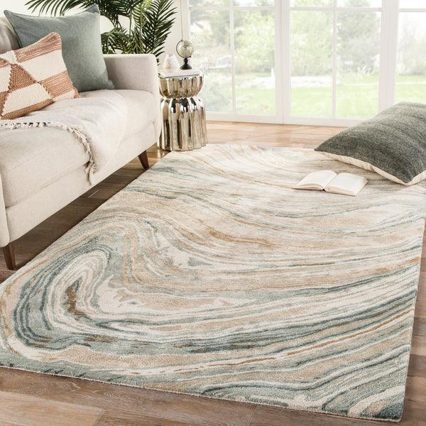 Jaipur Living Genesis Collection GES33 Atha 60% Wool 40% Viscose Handmade Contemporary Abstract Rug RUG148125