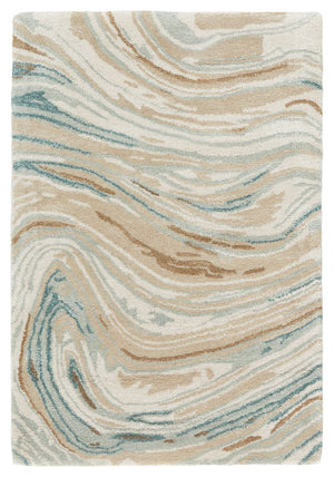 Jaipur Living Atha Handmade Abstract Tan/ Gray Area Rug (2'X3')