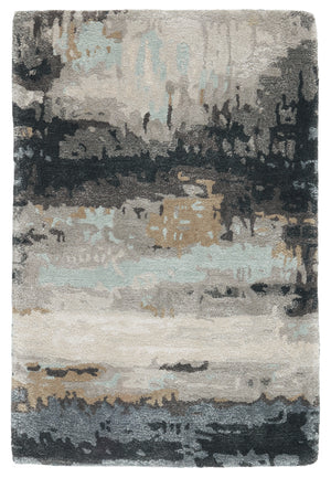 Jaipur Living Benna Handmade Abstract Black/ Gray Area Rug (2'X3')