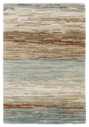 Jaipur Living Mondrian Handmade Abstract Tan/ Light Gray Area Rug (2'X3')